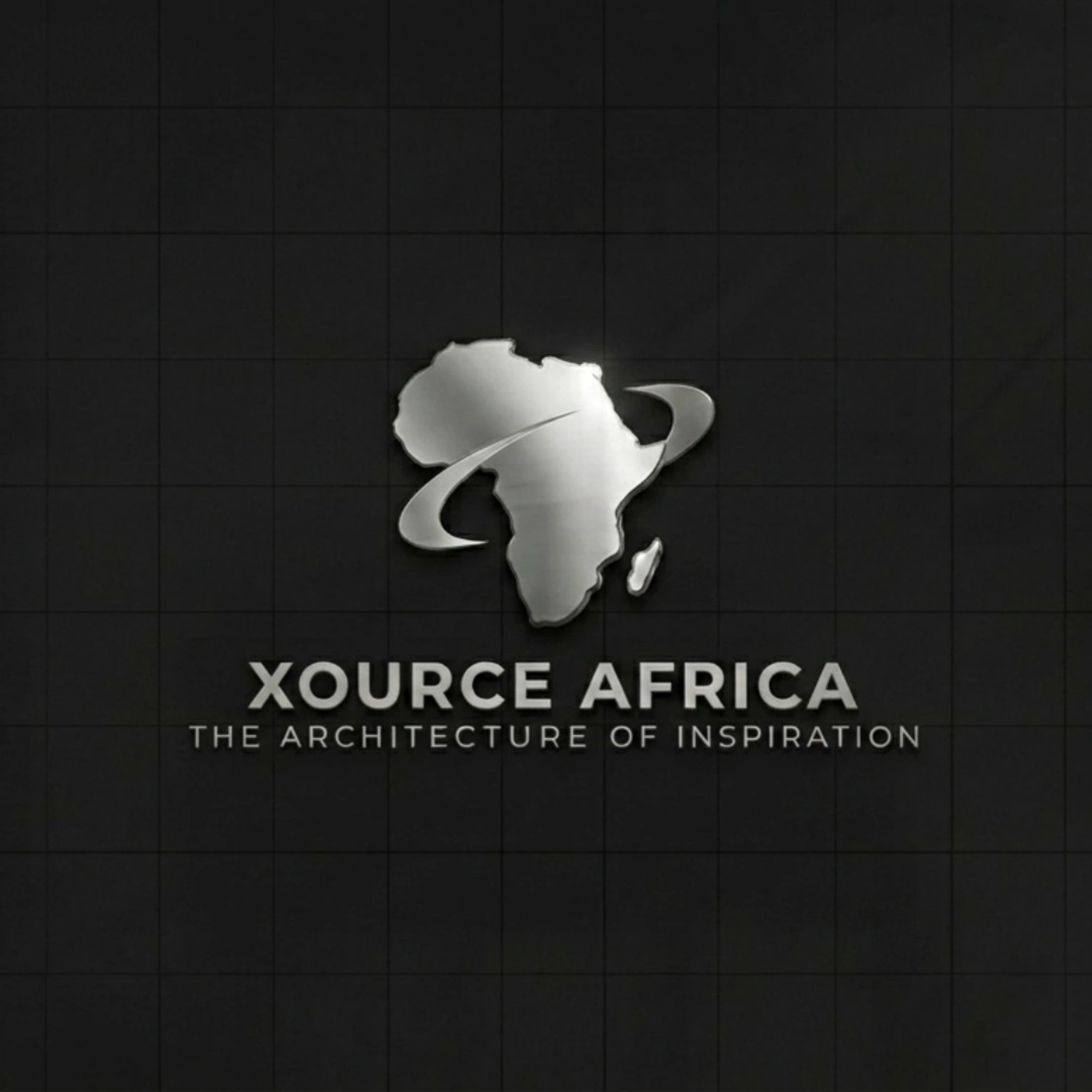 Xource Africa logo featuring the African continent and an orbit symbol
